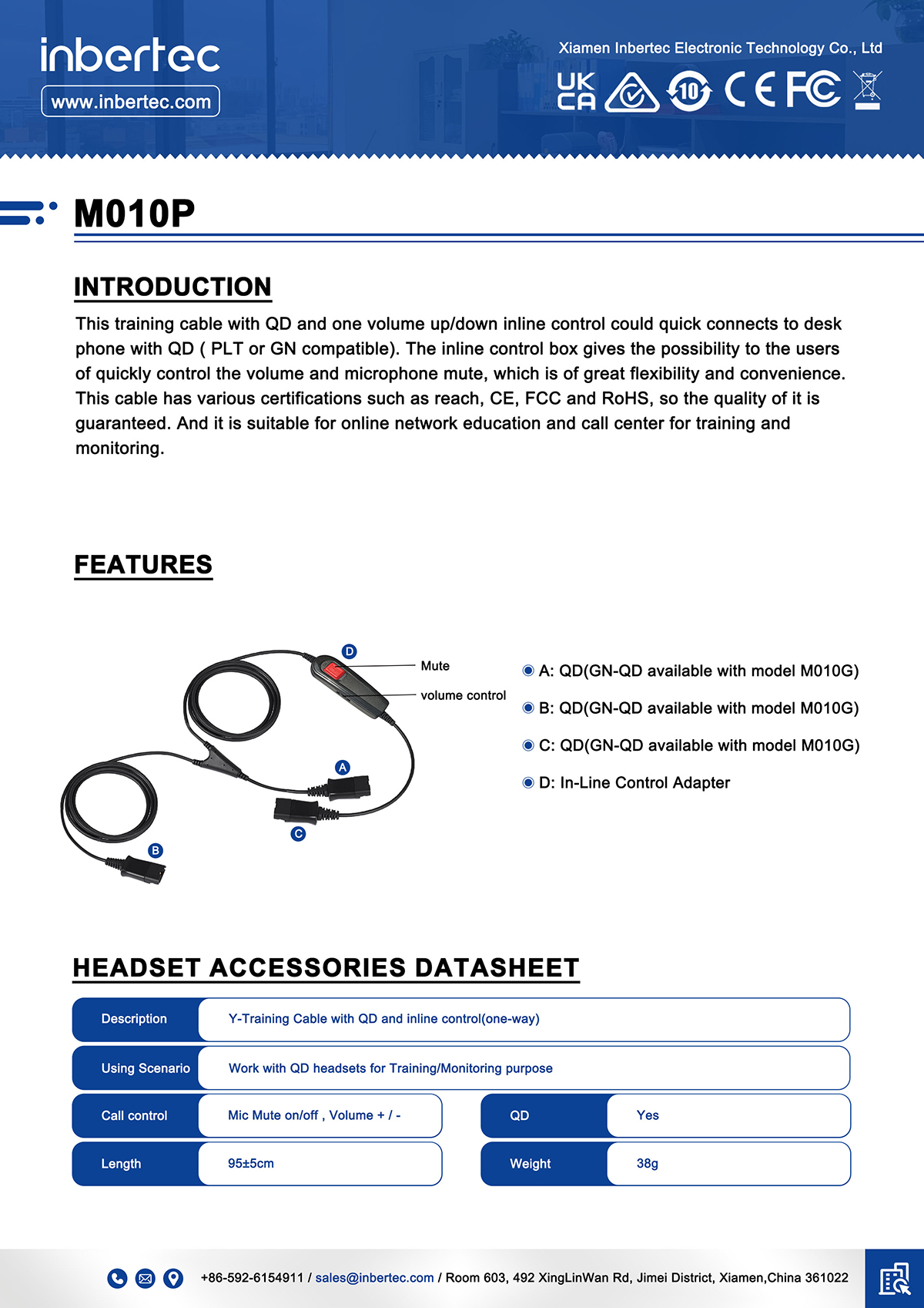 18 M010P-datablad