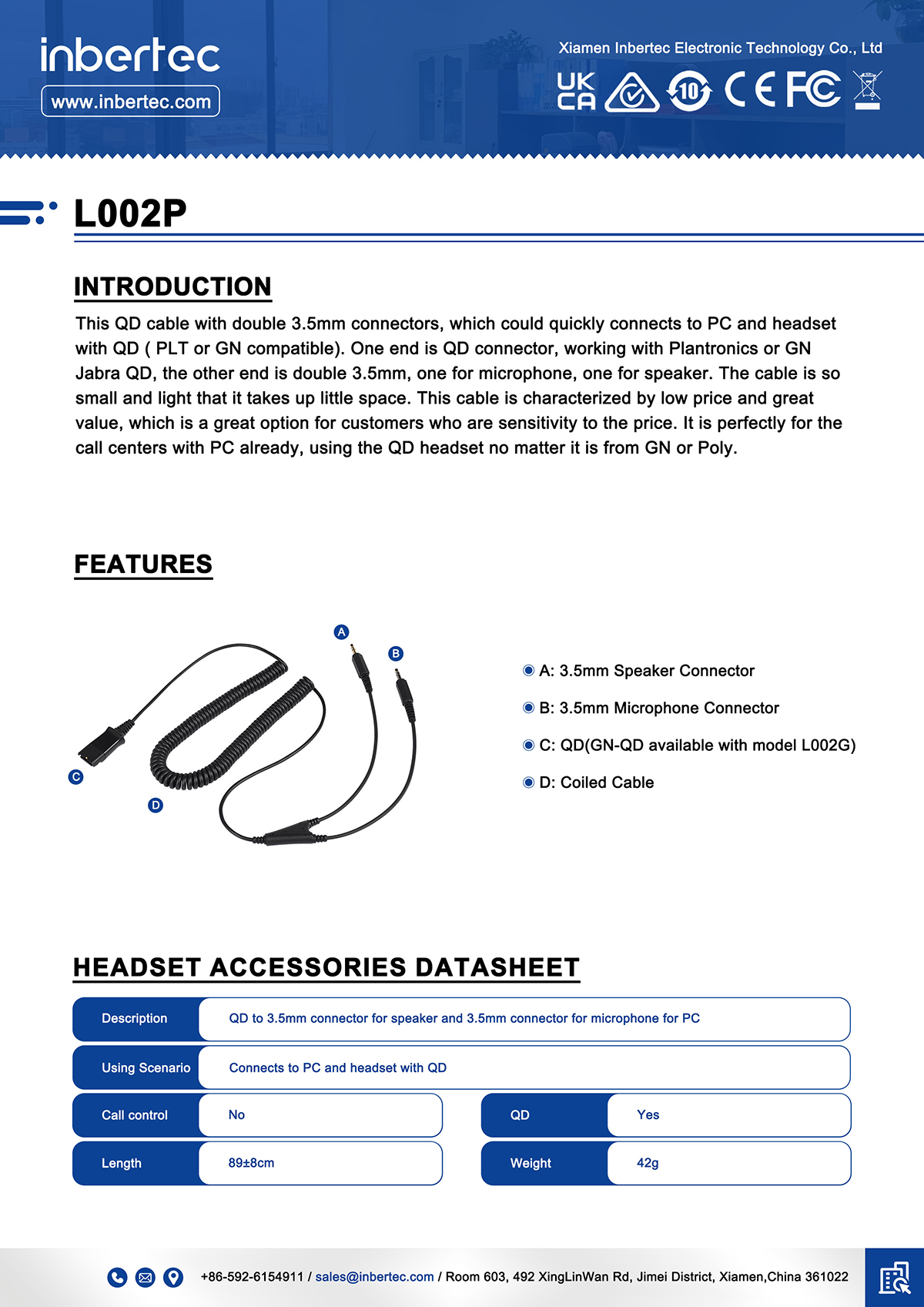 21 L002P-lembar data