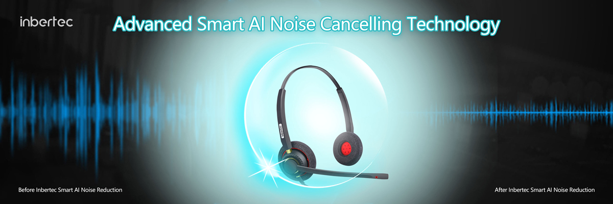 Náhlavní souprava Advanced-smart-ai-noise-cancelling-headset-805