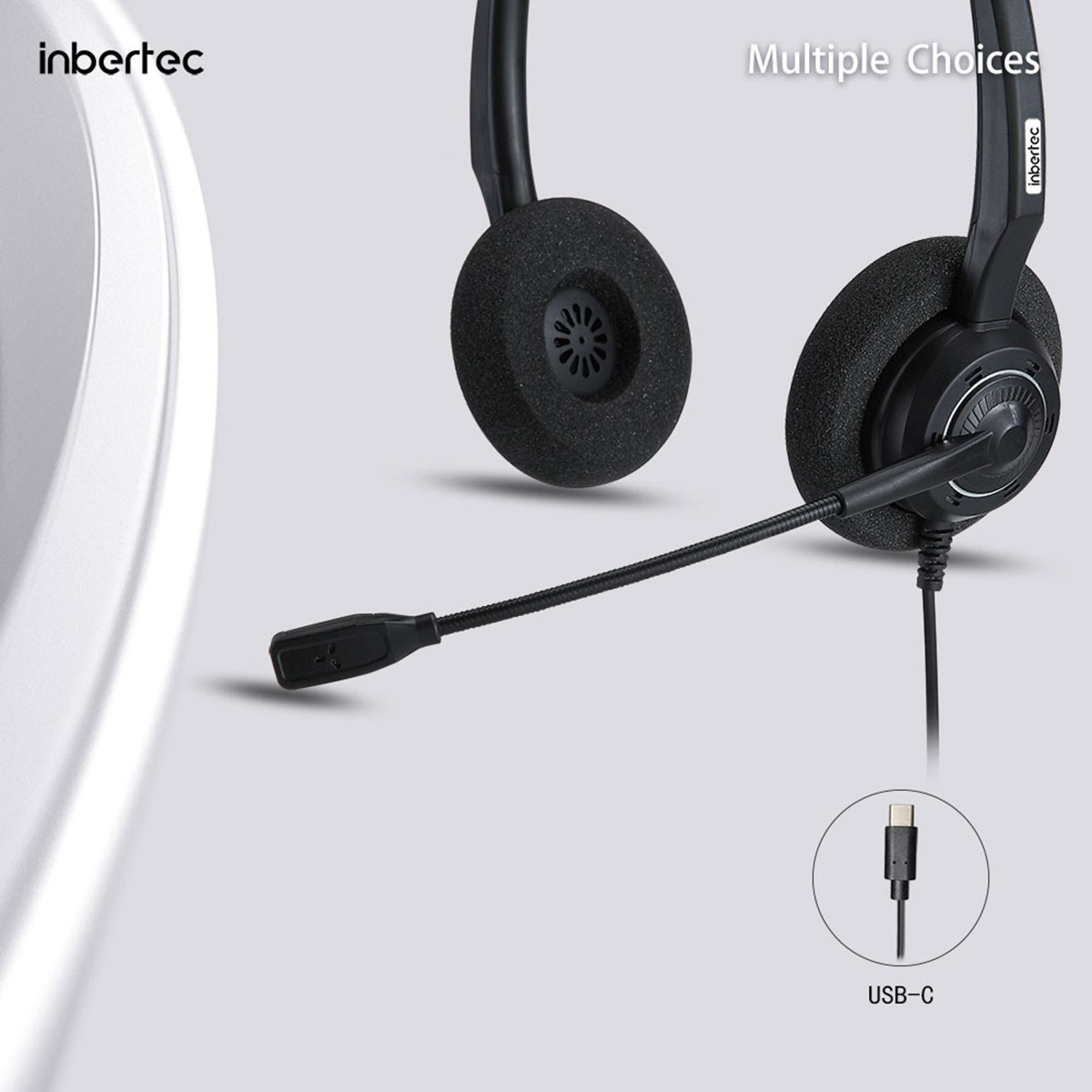 USB-headset foar yngongsnivo foar kontaktsintrum (6)