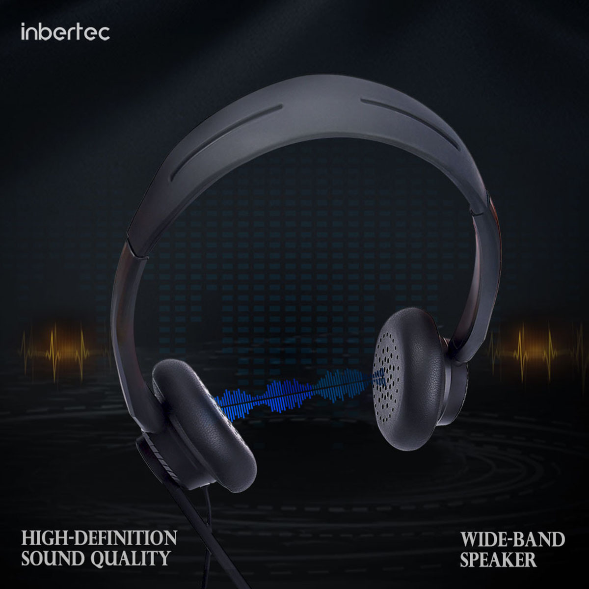 Headset Pusat Kontak Premium kanthi Mikrofon Noise Cancelling (11)