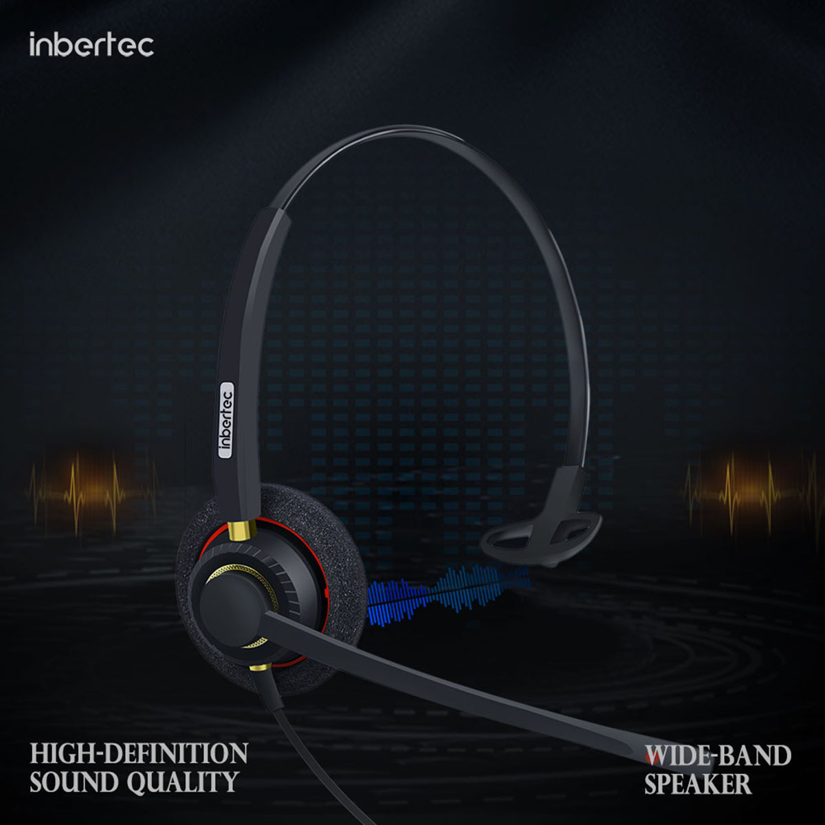 Professional Mono Noise Kudzima USB Headsets (11)