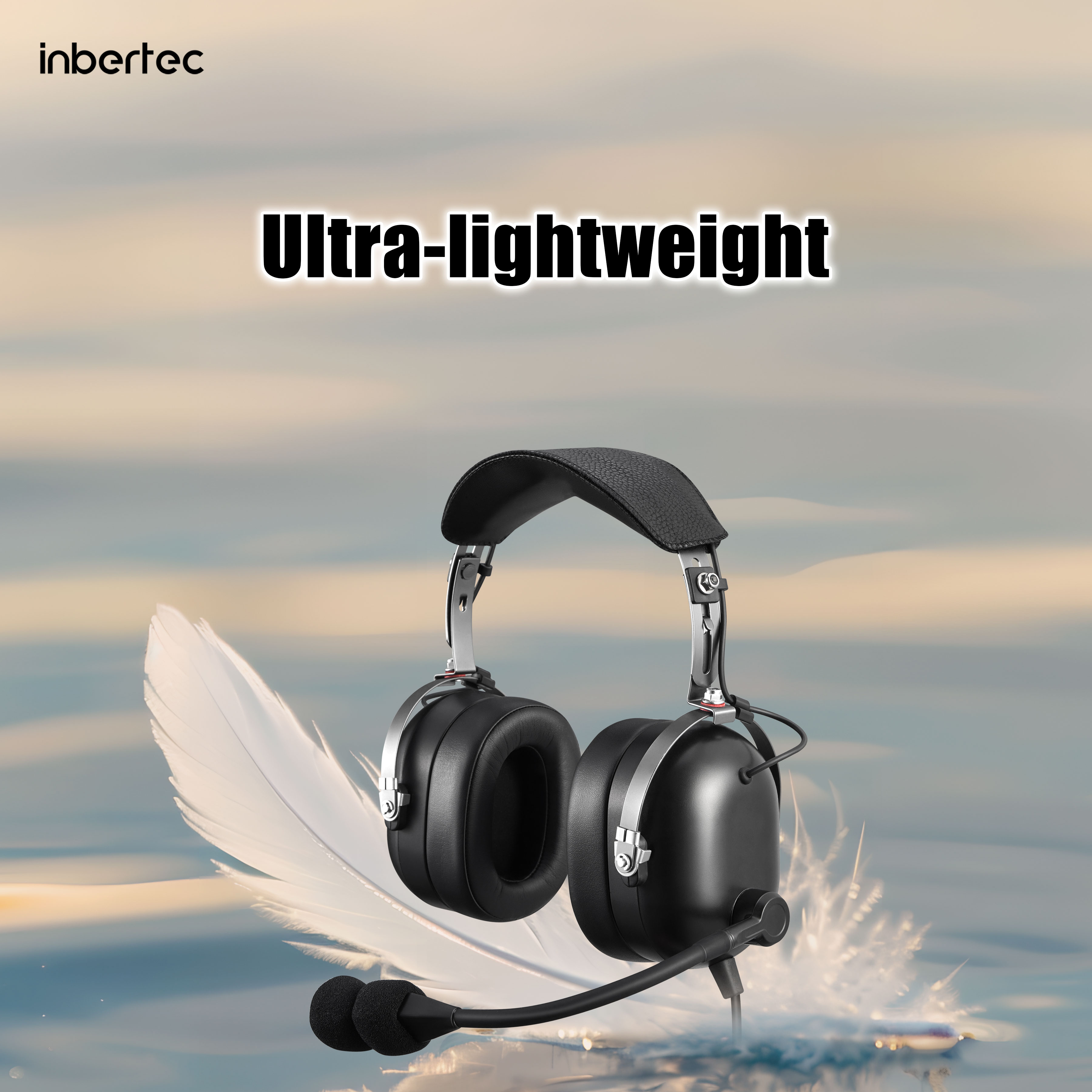 UA1000F Carbon Fiber Fixed Wing Pilot Headset-Picture1