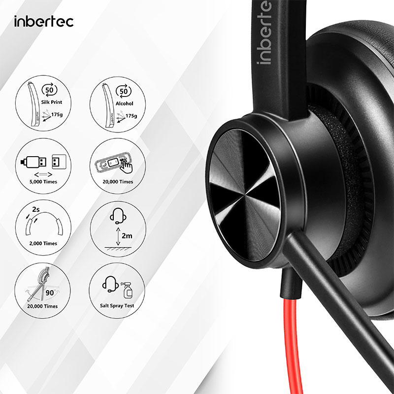 NT002U Dual Enhanced Noise Cancellation Headset-Picture2