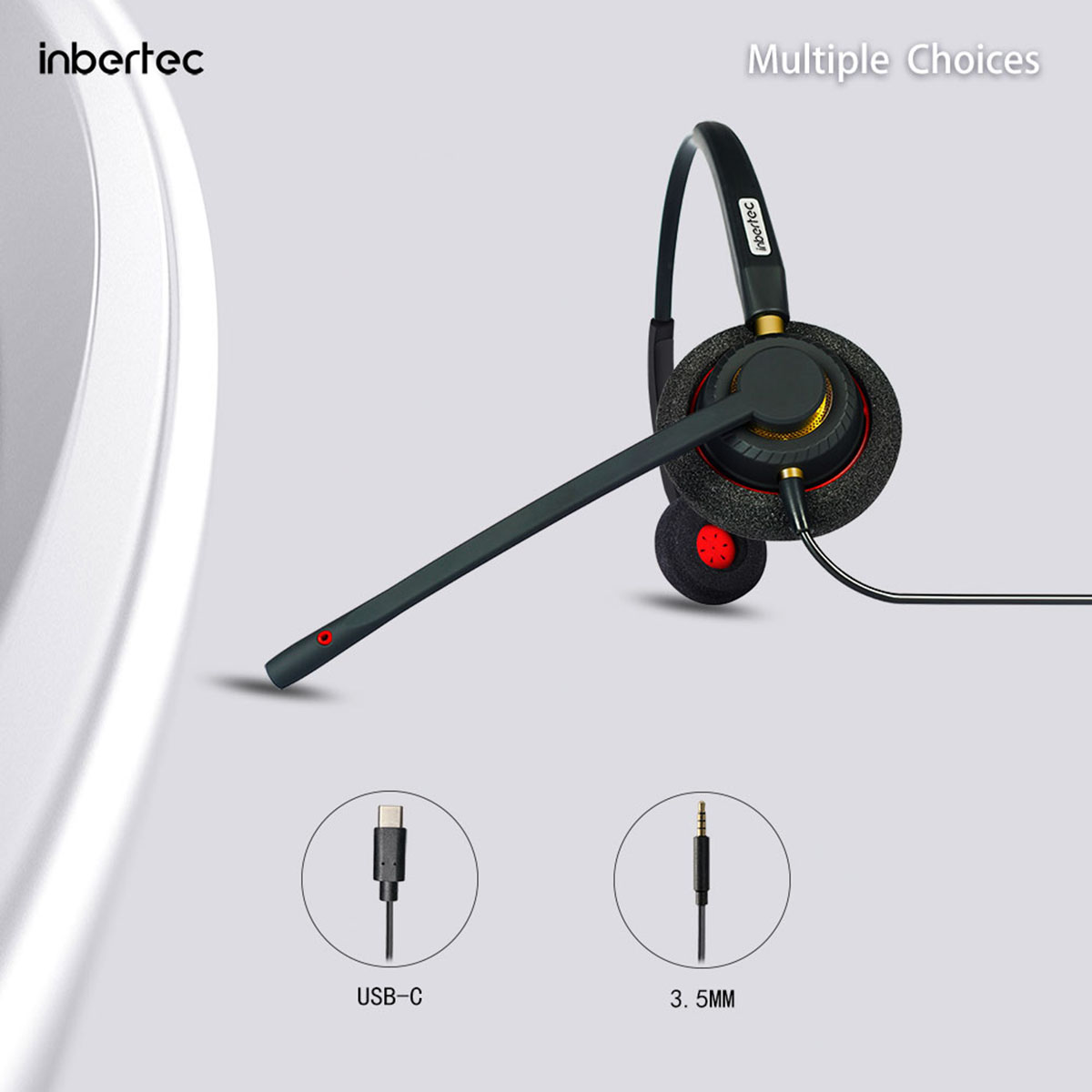 UB800DJT Dual Noise Cancelling Headset-Picture2