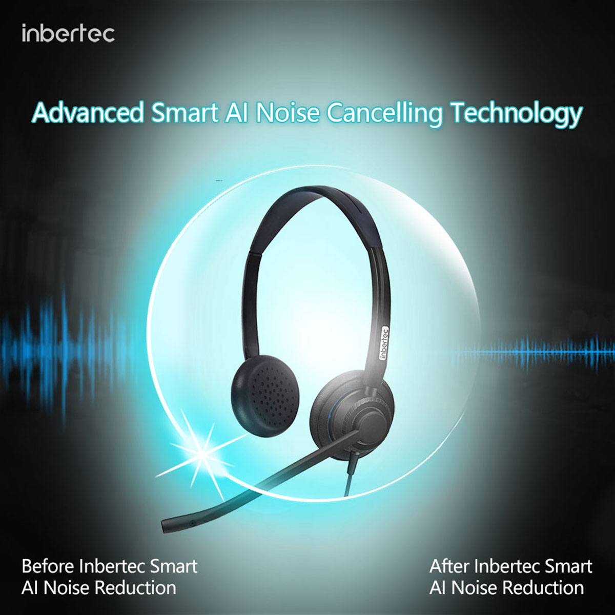 UB815TM Mono ENC Noise Cancelling Headset-Picture1