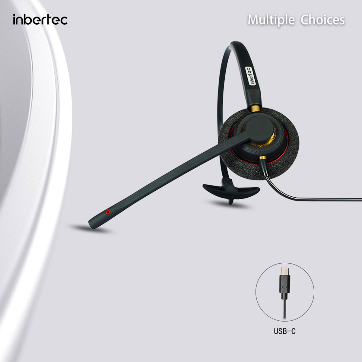 Professional Mono Noise Cancelling USB Headsets (6)