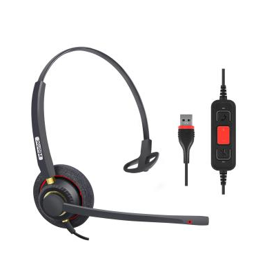 Chinese wholesale Noise Cancelling Mic - UB805M Single Ear Smart Acoustic Filter AI Noise Cancelling Headset – Inbertec detail pictures