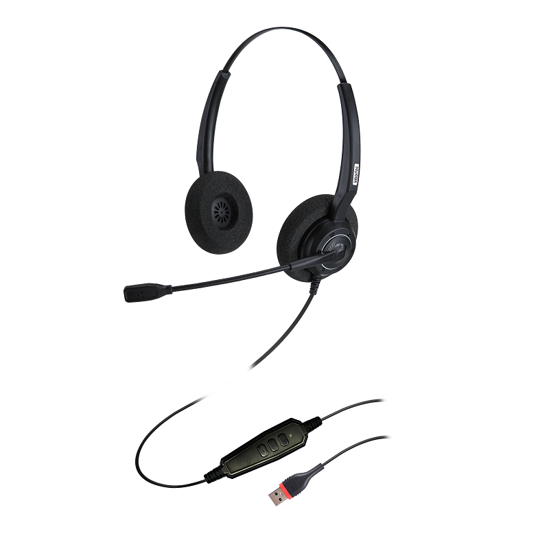 Special Price for Rj9 Connector Headset - UB200DU Entry Level USB Headset for Contact Center – Inbertec