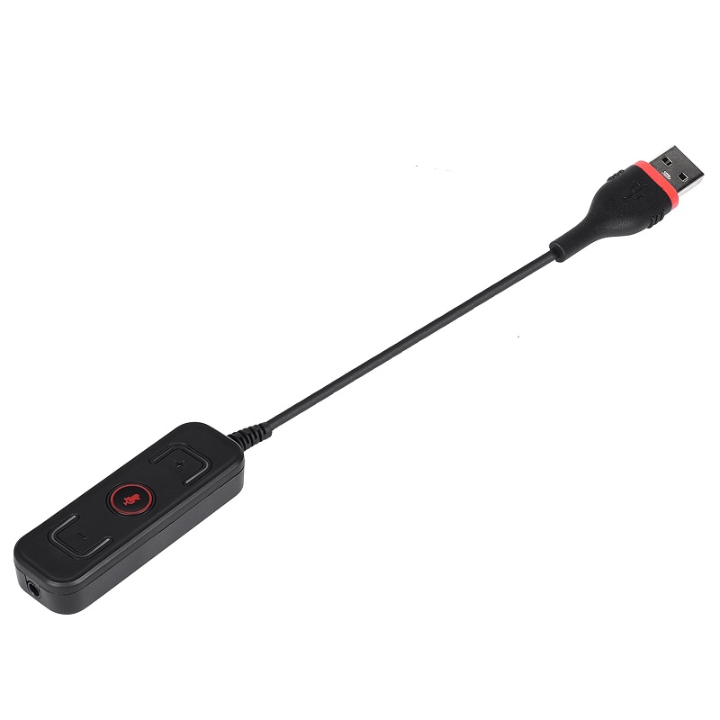 2022 Latest Design Usb Headphones For Laptop - 3.5mm Stereo Jack Headset to USB Adapter Extension Cord Inline control  – Inbertec