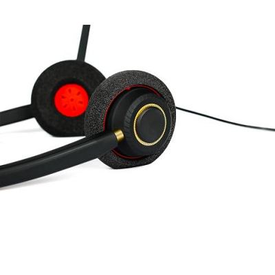 Wholesale Price Usb Noise Cancelling Headset With Mic - UB805DM Dual Smart Acoustic Filter AI Noise Cancelling Headsets – Inbertec detail pictures