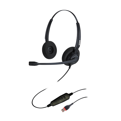 Good quality Headset For Online Meeting - UB210DU – Standard Dual Noise Cancellation USB Headset  – Inbertec
