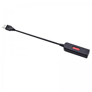Reliable Supplier Usb A To 3.5 Mm Jack - F080U RJ9 Headset Adapter Extension Cord Universal Female RJ9 Adapter to USB – Inbertec
