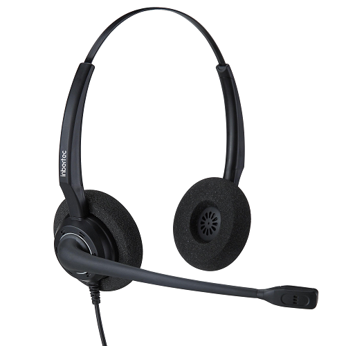 Quality Inspection for Usb C Headset With Mic - UB210DU – Standard Dual Noise Cancellation USB Headset – Inbertec detail pictures