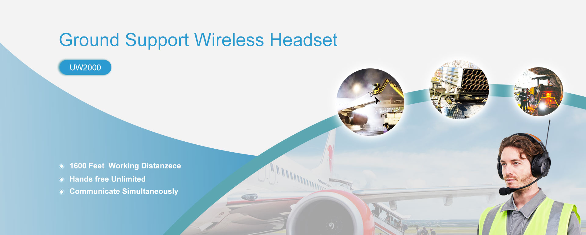 3 Aviation headset UW2000-banner