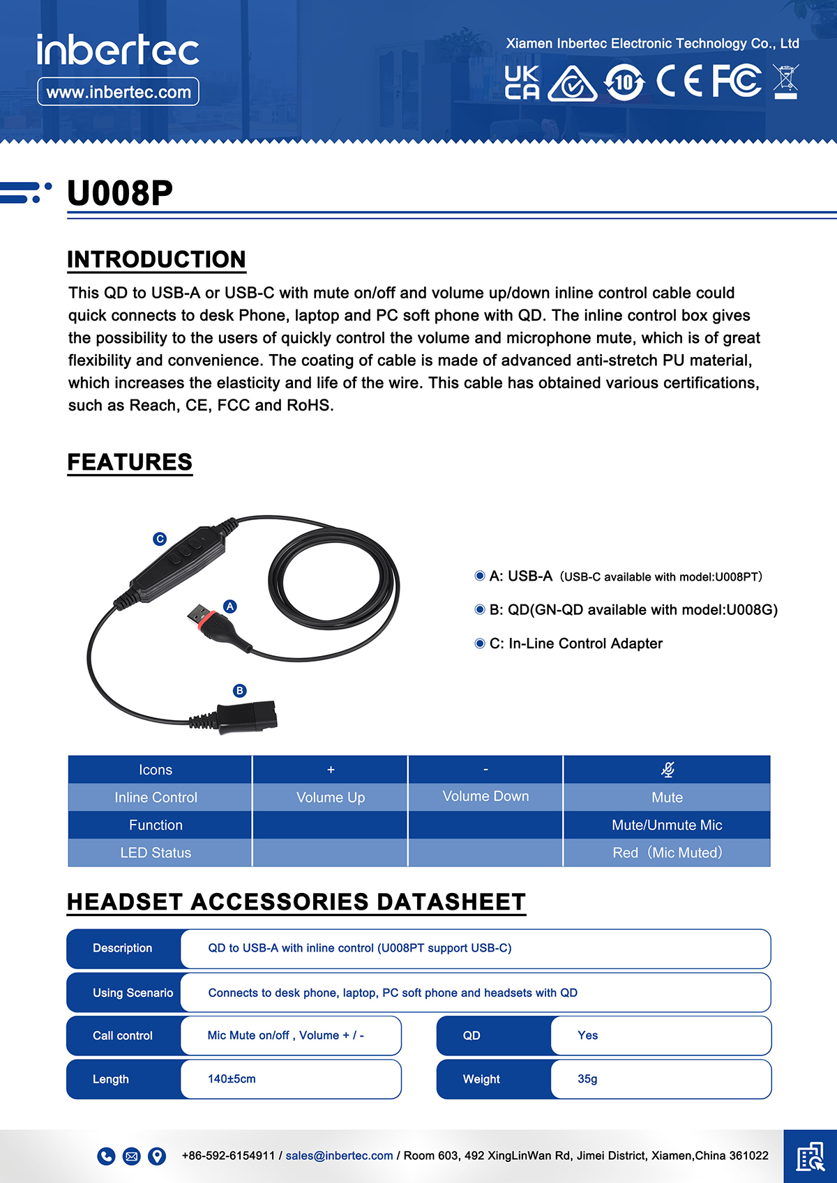 8 U008P-datasheet