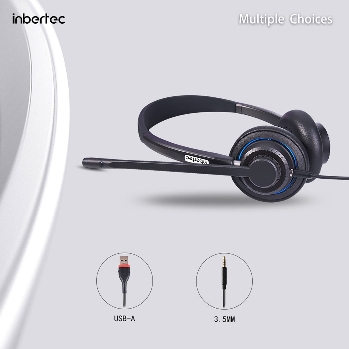 Dual Premium UC Noise Cancelling Headset with Noise Cancelling Microphones (7)
