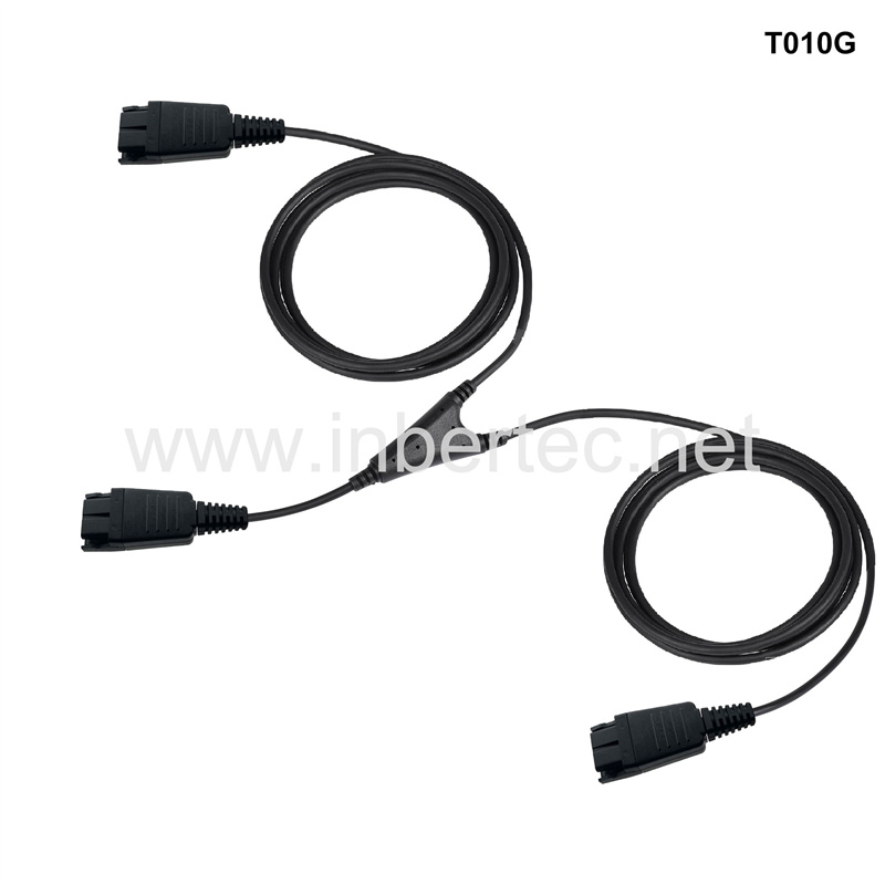 100% Original Good Headphones For Office Calls - Quick Disconnect Cable Y-Training Cable Trainer Cable for Training Center – Inbertec detail pictures