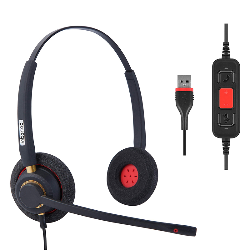 2022 wholesale price Noise Cancelling Headset For Online Meeting - Smart Acoustic Filter AI Noise Cancelling Headsets High Value – Inbertec