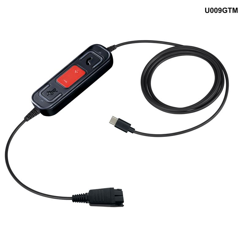 Professional China Usb To 3.5mm - Quick Disconnect Cable with Call Control Teams Compatible USB or Type-C Adaptor – Inbertec detail pictures