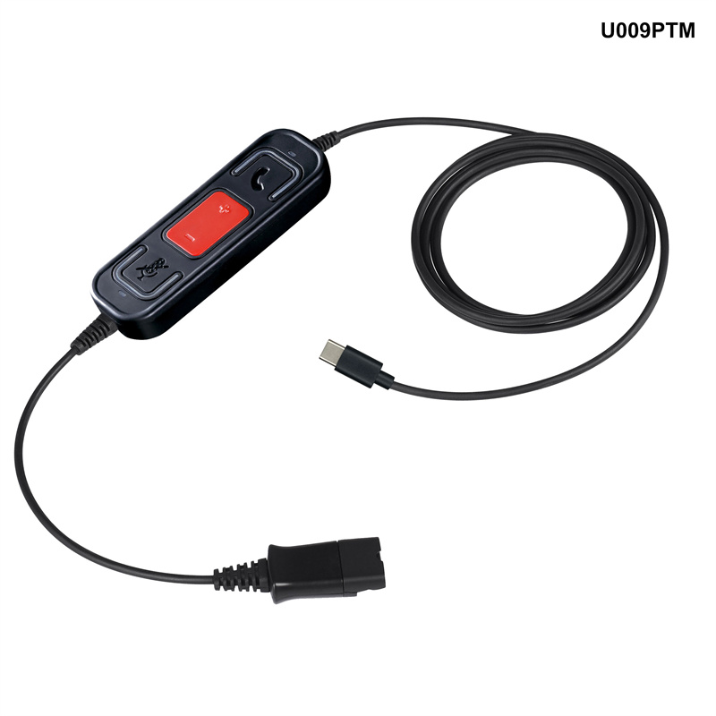 Professional China Usb To 3.5mm - Quick Disconnect Cable with Call Control Teams Compatible USB or Type-C Adaptor – Inbertec detail pictures