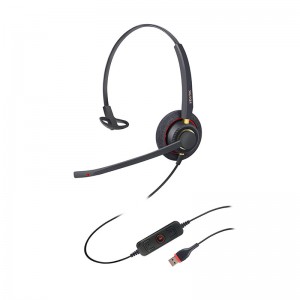 Professional Mono Noise Cancelling USB Headsets