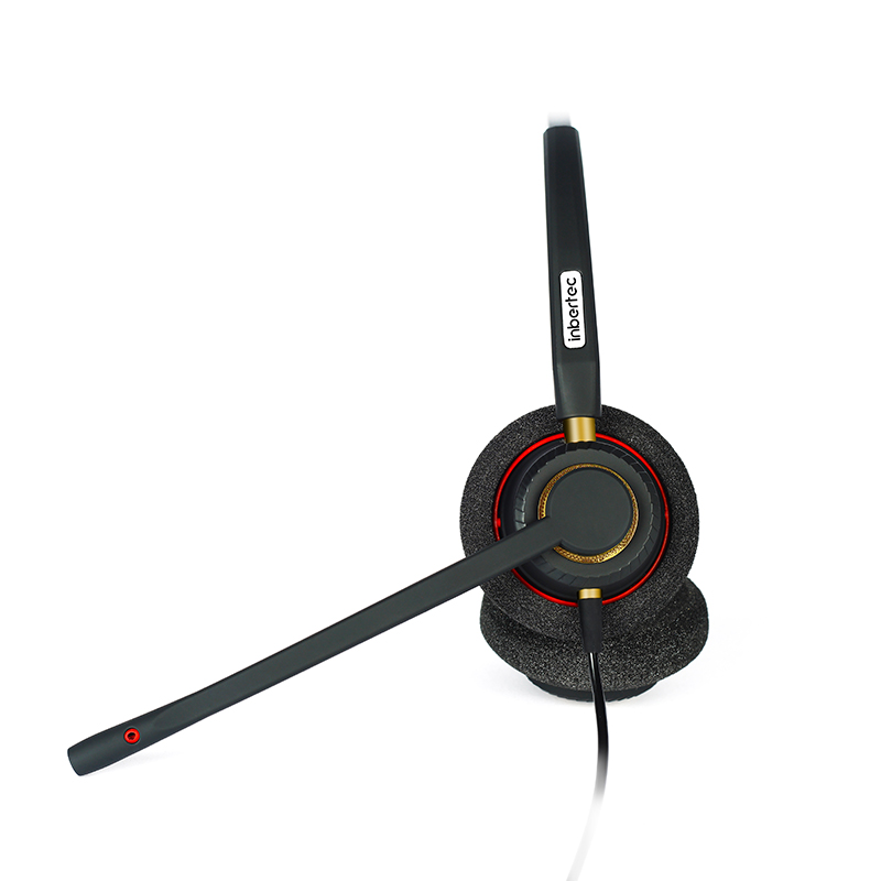 2022 New Style Headset Usb Type - Noise Cancelling Headset with Microphone for Office Contact Center Teams – Inbertec detail pictures