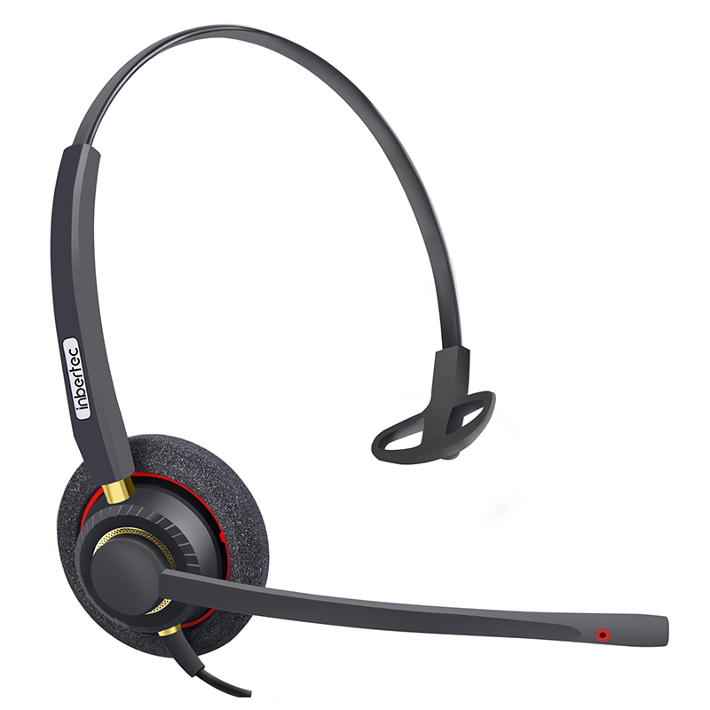 2022 New Style Headset Usb Type - Noise Cancelling Headset with Microphone for Office Contact Center Teams – Inbertec detail pictures